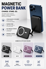 MagFold — Magnetic Power Bank & Stand